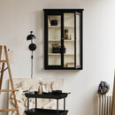 Nordal Classic Black Wood Wall Cabinet from Accessories for the Home