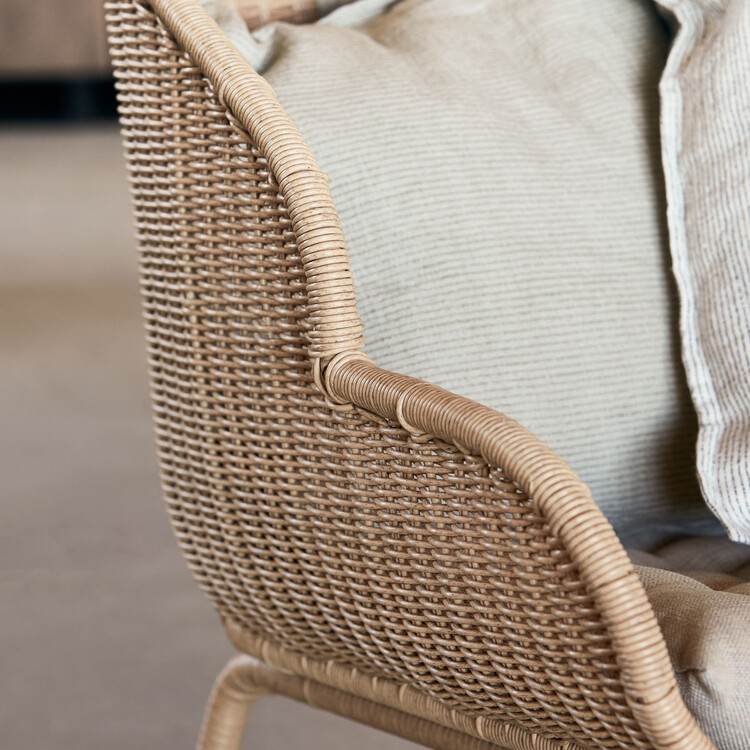 Hapur Wicker Lounge Chair - Natural from Accessories for the Home