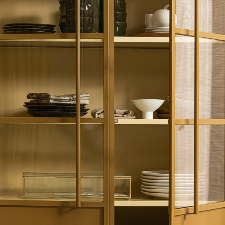 BePureHome Exhibit Honey Yellow Display Cabinet from Accessories for the Home 2
