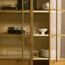 BePureHome Exhibit Honey Yellow Display Cabinet from Accessories for the Home
