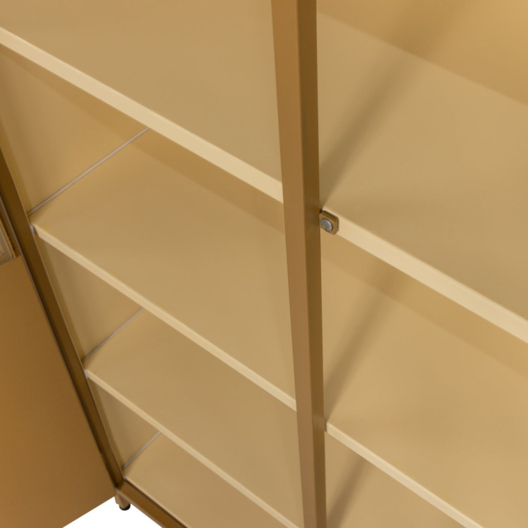 BePureHome Exhibit Honey Yellow Display Cabinet from Accessories for the Home BePureHome Exhibit Honey Yellow Display Cabinet from Accessories for the Home