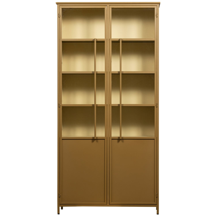 BePureHome Exhibit Honey Yellow Display Cabinet from Accessories for the Home BePureHome Exhibit Honey Yellow Display Cabinet from Accessories for the Home