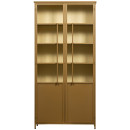 BePureHome Exhibit Honey Yellow Display Cabinet from Accessories for the Home