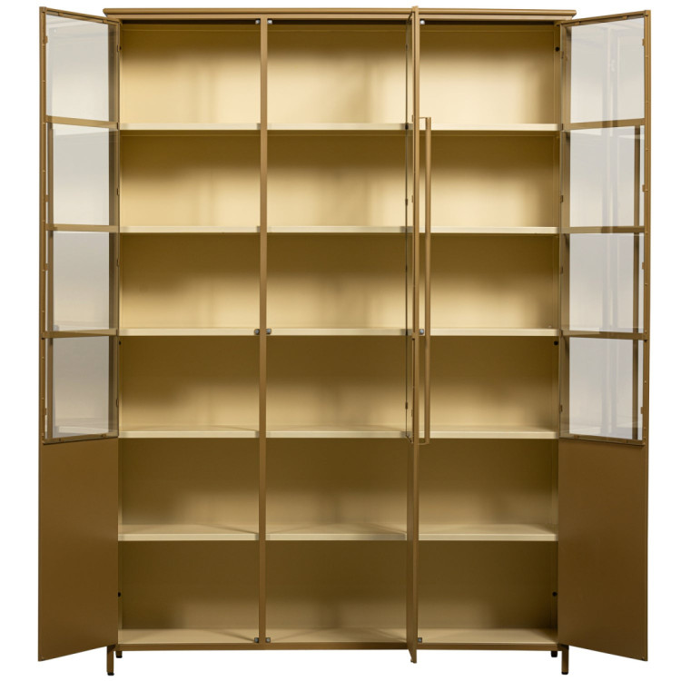 Exhibit Extra Large Honey Yellow Display Cabinet from Accessories for the Home