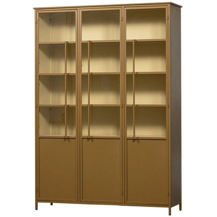 Exhibit Extra Large Honey Yellow Display Cabinet from Accessories for the Home