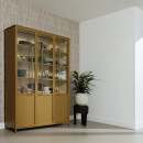 Exhibit Extra Large Honey Yellow Display Cabinet from Accessories for the Home
