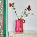HKliving Hot Pink Ceramic Vase from Accessories for the Home