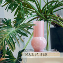 HKliving Flamingo Pink Glass Vase from Accessories for the Home