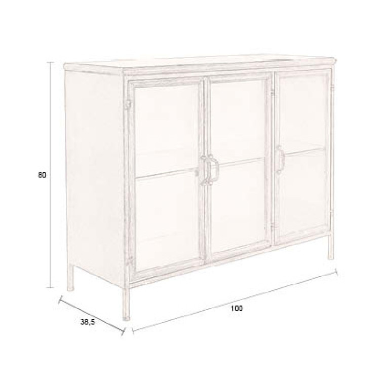 Dutchbone Gertlush Antique Brass Sideboard from Accessories for the Home Dutchbone Gertlush Antique Brass Sideboard from Accessories for the Home