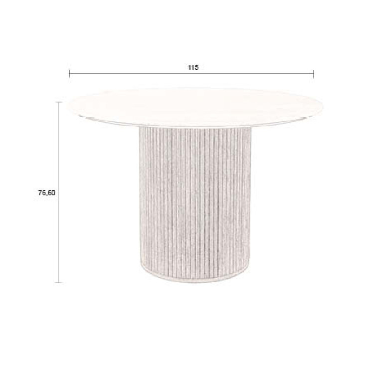 Dutchbone Arda Walnut Dining Table from Accessories for the Home Dutchbone Arda Walnut Dining Table from Accessories for the Home