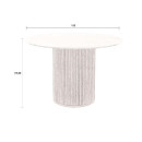 Dutchbone Arda Walnut Dining Table from Accessories for the Home