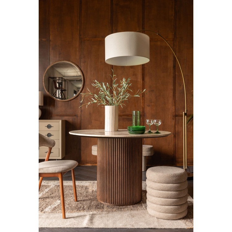 Dutchbone Arda Walnut Dining Table from Accessories for the Home Dutchbone Arda Walnut Dining Table from Accessories for the Home