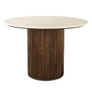Dutchbone Arda Walnut Dining Table from Accessories for the Home
