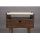 Dutchbone Arda Walnut Bedstand/Side Table from Accessories for the Home