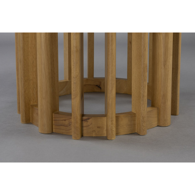 Dutchbone Barlet Circular Dining Table- Walnut or Oak from Accessories for the Home