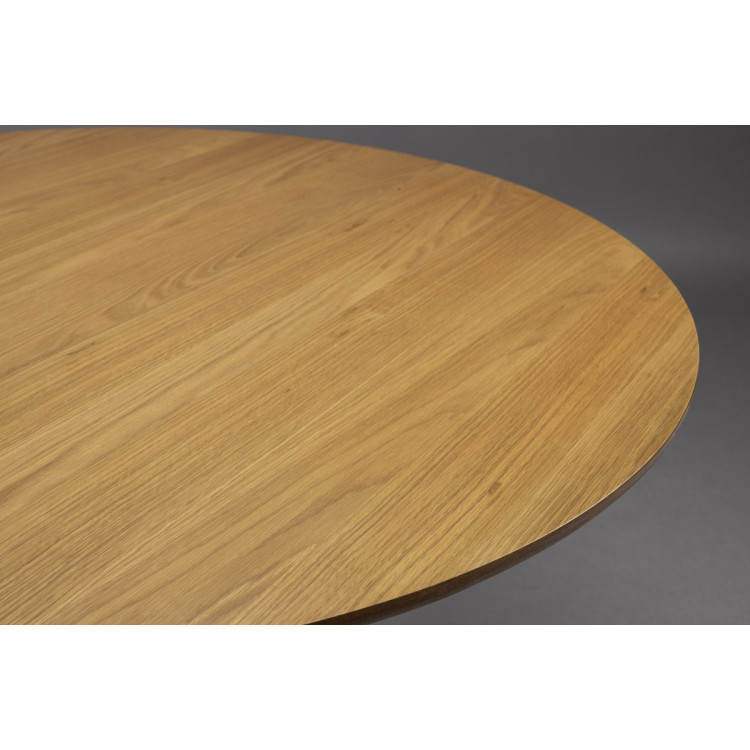 Dutchbone Barlet Circular Dining Table- Walnut or Oak from Accessories for the Home