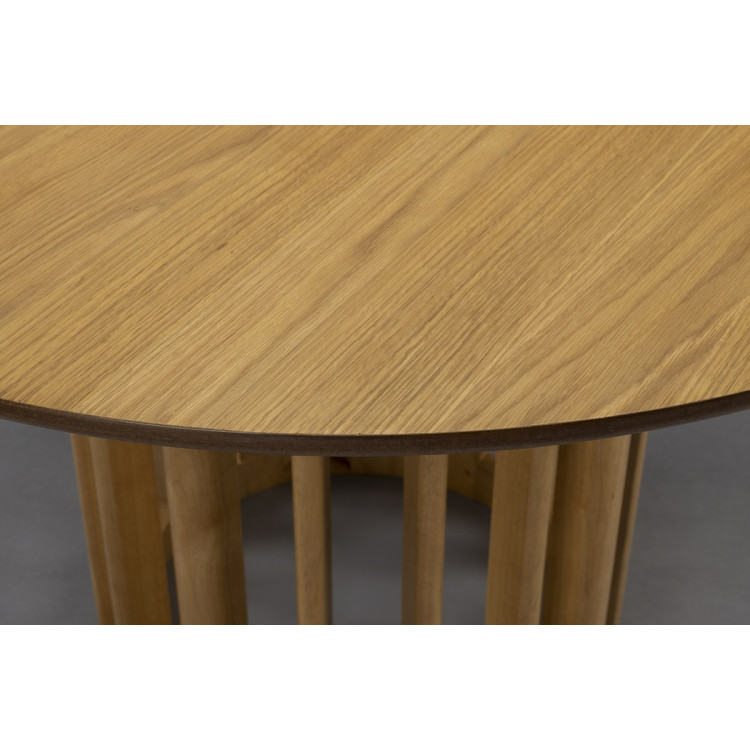Dutchbone Barlet Circular Dining Table- Walnut or Oak from Accessories for the Home