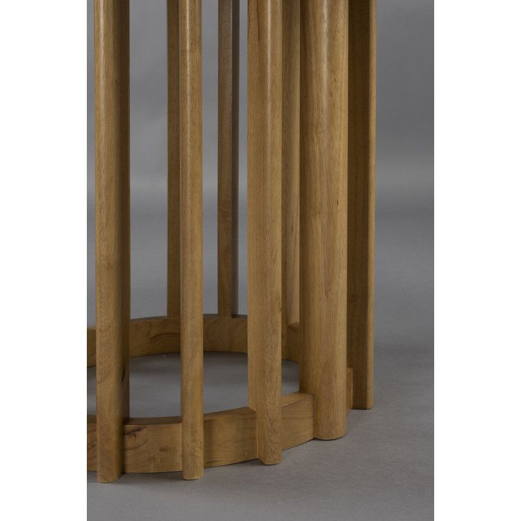 Dutchbone Barlet Circular Dining Table- Walnut or Oak from Accessories for the Home