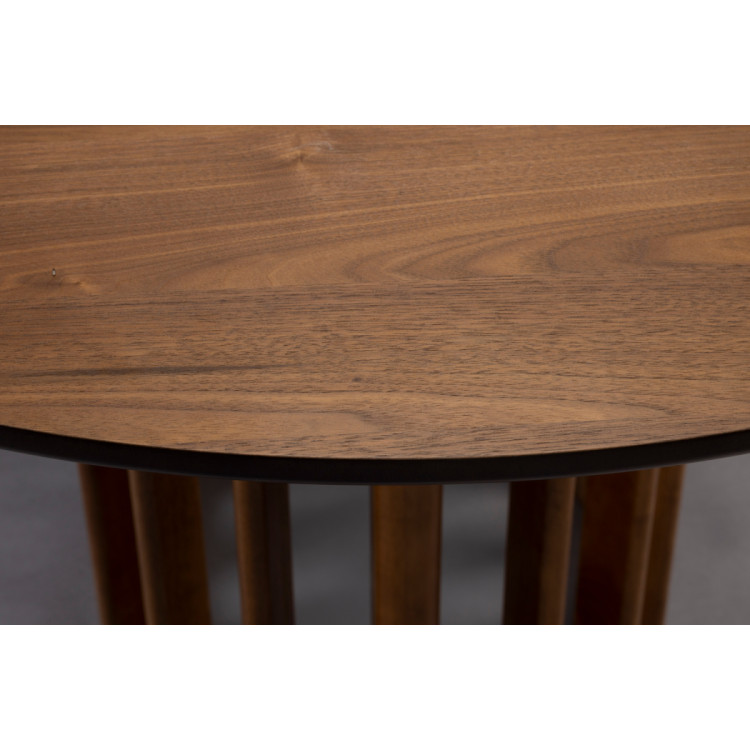 Dutchbone Barlet Circular Dining Table- Walnut or Oak from Accessories for the Home Dutchbone Barlet Circular Dining Table- Walnut or Oak from Accessories for the Home
