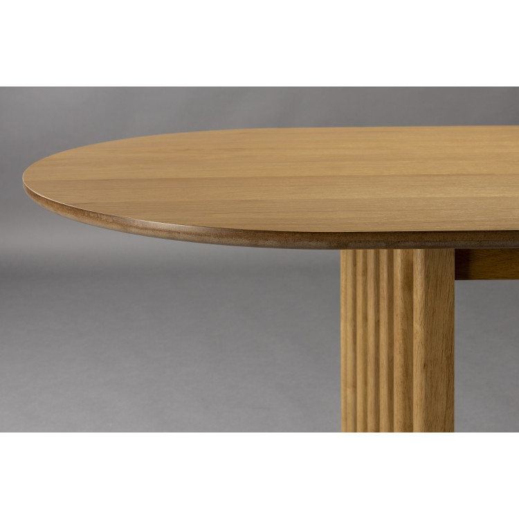 Dutchbone Barlet Oval Dining Table- Walnut or Oak from Accessories for the Home