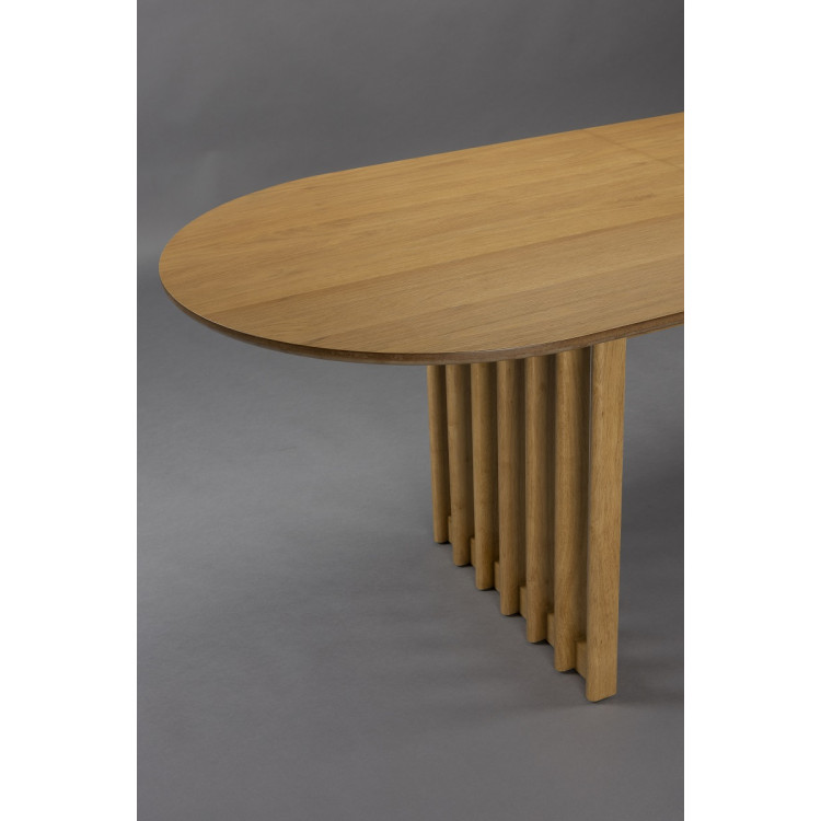 Dutchbone Barlet Oval Dining Table- Walnut or Oak from Accessories for the Home