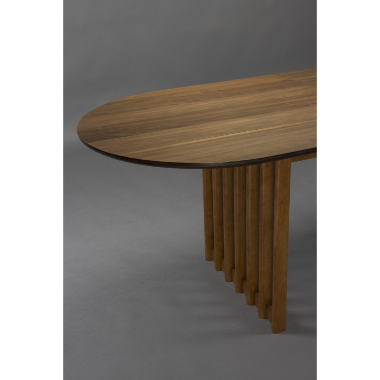 Dutchbone Barlet Oval Dining Table- Walnut or Oak from Accessories for the Home Dutchbone Barlet Oval Dining Table- Walnut or Oak from Accessories for the Home