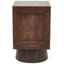 Crumble Carved Mango Wood Side Table with Drawers from Accessories for the Home