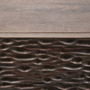 Crumble Carved Mango Wood Side Table with Drawers from Accessories for the Home