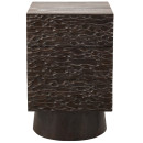 Crumble Carved Mango Wood Side Table with Drawers from Accessories for the Home