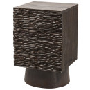 Crumble Carved Mango Wood Side Table with Drawers from Accessories for the Home
