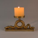 Keep the Snakes Away Pillar Candle Holder from Accessories for the Home