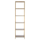 Mahi Antique Brass Slim Shelving Unit from Accessories for the Home