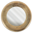 Yakira Antique Brass Round Mirror - 2 Sizes from Accessories for the Home