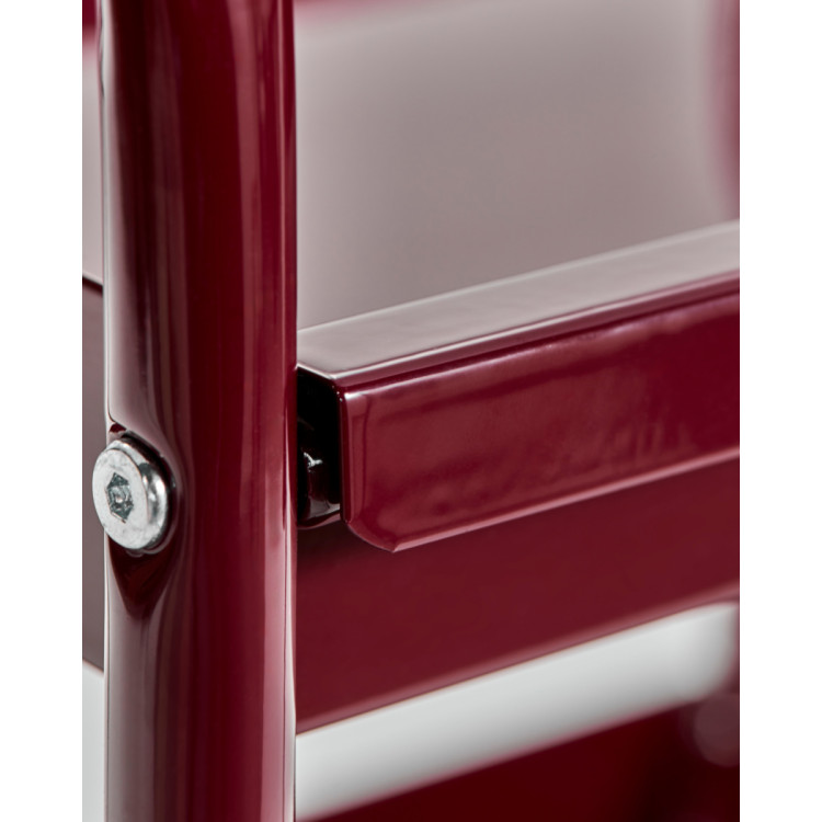 House Doctor Roll Trolley in Burgundy from Accessories for the Home House Doctor Roll Trolley in Burgundy from Accessories for the Home