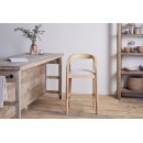 Anbu Mango Wood Upholstered Counter Chair- Natural from Accessories for the Home