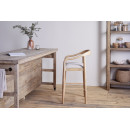 Anbu Mango Wood Upholstered Counter Chair- Natural from Accessories for the Home