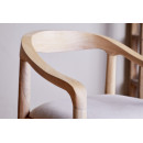 Anbu Mango Wood Upholstered Counter Chair- Natural from Accessories for the Home