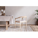 Anbu Mango Wood Upholstered Dining Chair- Natural from Accessories for the Home