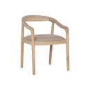 Anbu Mango Wood Upholstered Dining Chair- Natural from Accessories for the Home