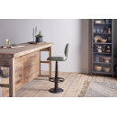 Narwana Leather & Iron Bar Chair- Rich Green from Accessories for the Home