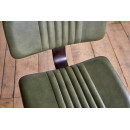 Narwana Leather & Iron Bar Chair- Rich Green from Accessories for the Home