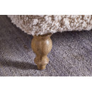 Otas Teddy Cotton Ottoman in Off White from Accessories for the Home