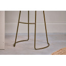 Loko Natural Mango Wood and Iron Stool from Accessories for the Home