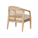 Nabhi Mango Wood & Cane Occasional Chair from Accessories for the Home