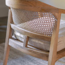 Nabhi Mango Wood & Cane Occasional Chair from Accessories for the Home
