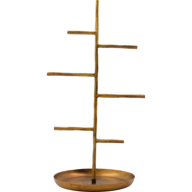 House Doctor Jewellery Stand with Brushed Brass Finish from Accessories for the Home House Doctor Jewellery Stand with Brushed Brass Finish from Accessories for the Home