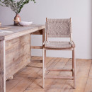 Vinay Woven Jute & Acacia Wood Counter Chair from Accessories for the Home
