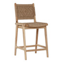 Vinay Woven Jute & Acacia Wood Counter Chair from Accessories for the Home
