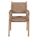 Vinay Woven Jute & Acacia Wood Dining Chair from Accessories for the Home