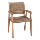 Vinay Woven Jute & Acacia Wood Dining Chair from Accessories for the Home